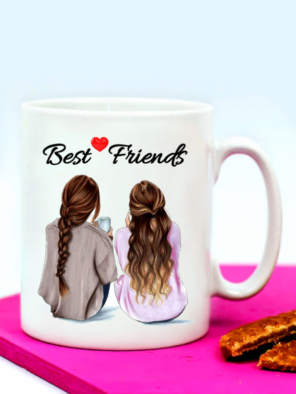 Personalized Customized Photo White Mug with custom photo and design