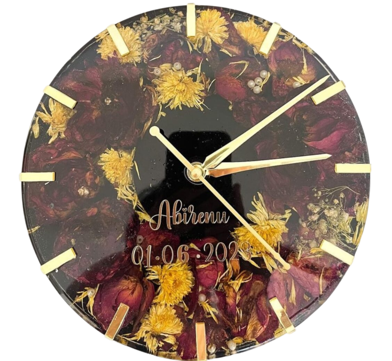 Customized Resin Wall Clock round